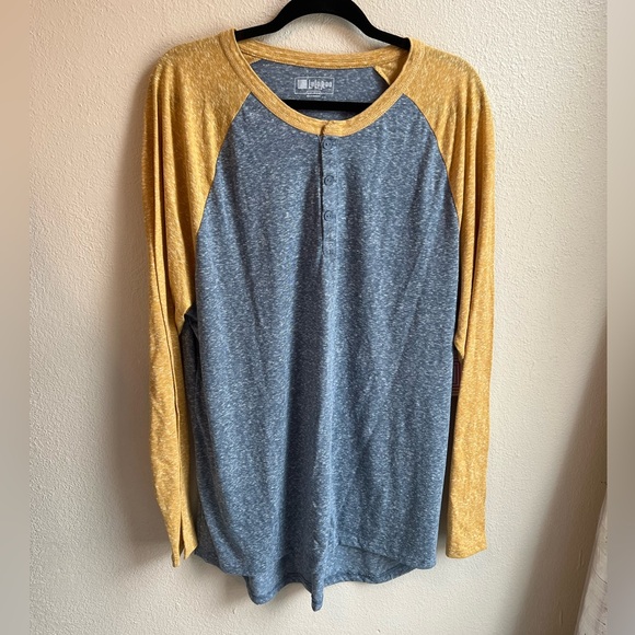 LuLaRoe Other - *NWT* LuLaRoe Mark Grey & Yellow Long Sleeve T-Shirt